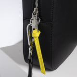crossbody bag + strap basic woven - black - VIVI MARI