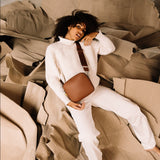 crossbody bag + strap basic woven - tan - VIVI MARI