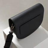 halfmoon bag + strap basic belt - black - VIVI MARI