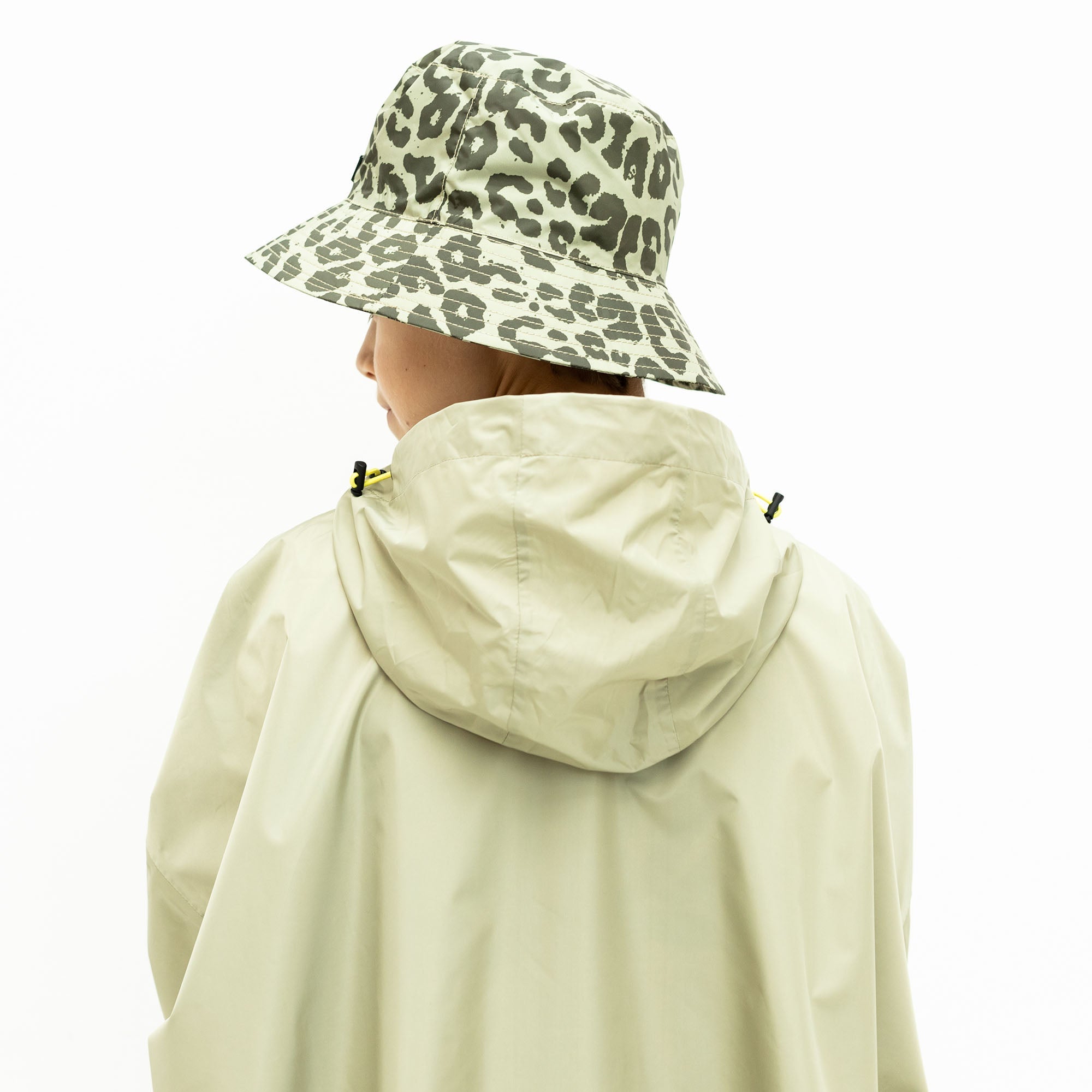 Kids Bucket Hat leo splashes olive/pale olive - VIVI MARI