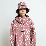 Kids Raincoat drops mauve/white - VIVI MARI