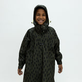 Kids Raincoat drops olive/black - VIVI MARI