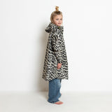 Kids Raincoat leo splashes black/sand - VIVI MARI