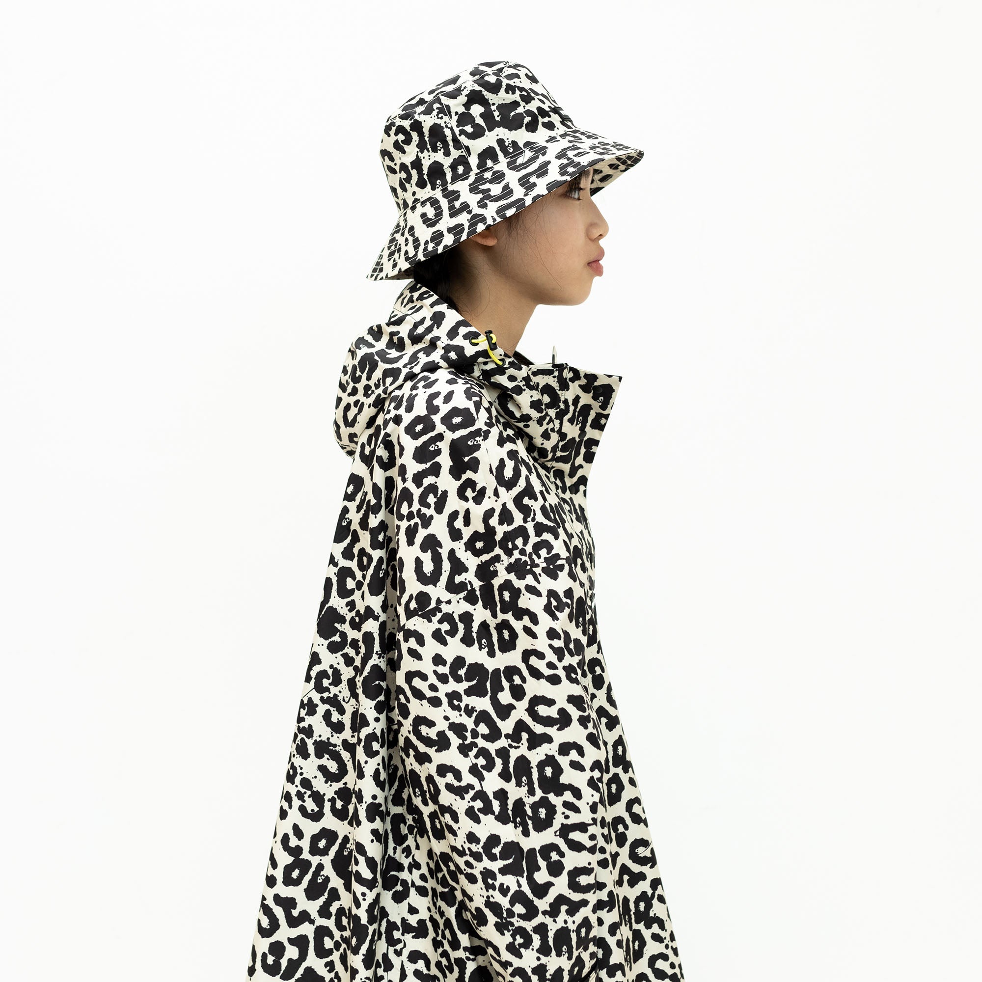 Kids Raincoat leo splashes black/sand - VIVI MARI