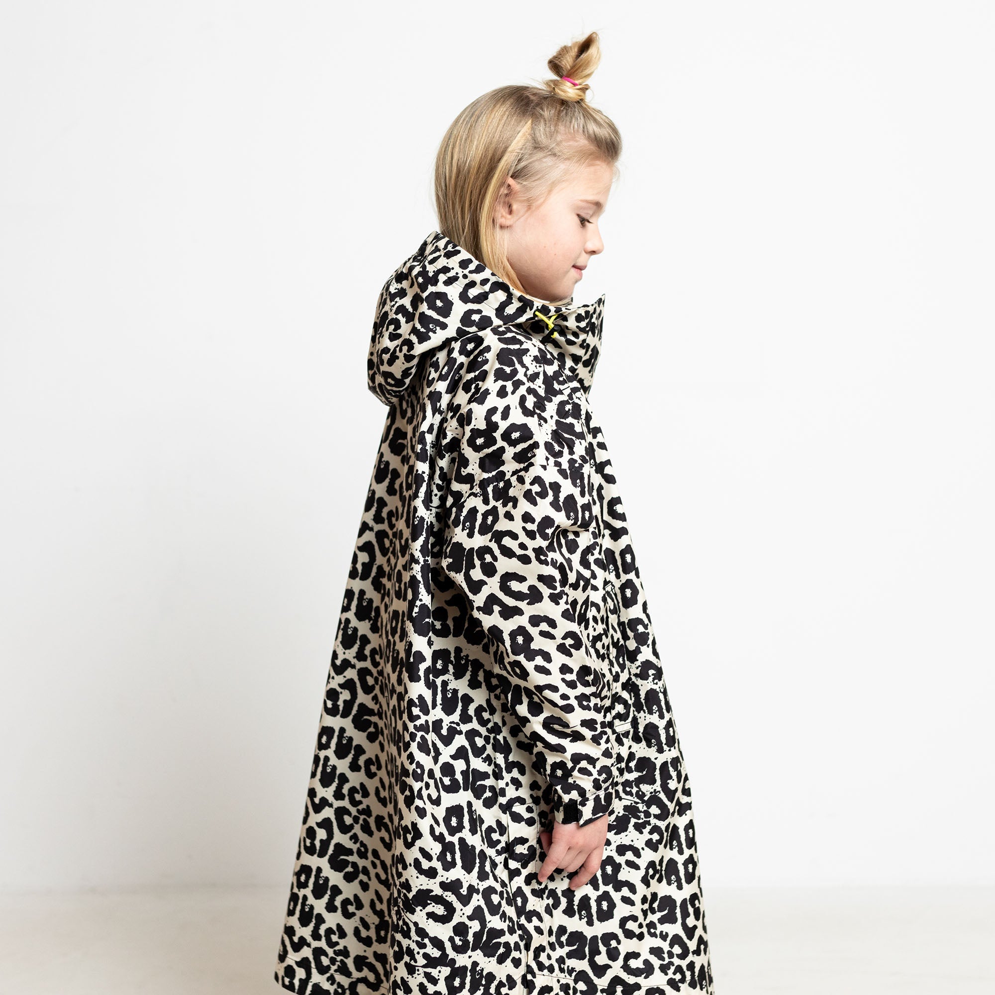 Kids Raincoat leo splashes black/sand - VIVI MARI