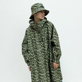 Kids Raincoat leo splashes olive/pale olive - VIVI MARI