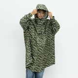 Kids Raincoat leo splashes olive/pale olive - VIVI MARI