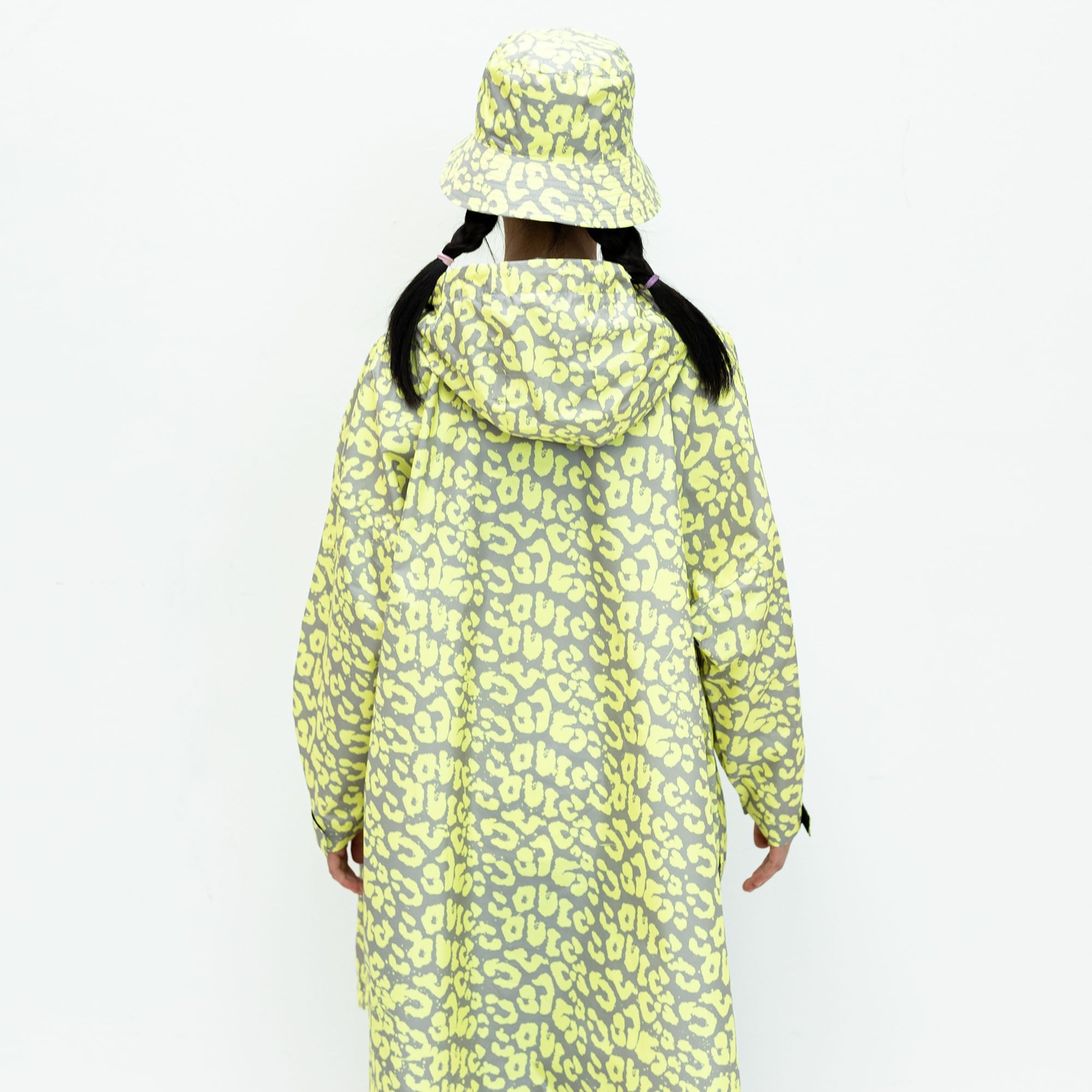 Kids Raincoat leo splashes yellow/grey - VIVI MARI