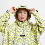 Kids Raincoat leo splashes yellow/grey - VIVI MARI