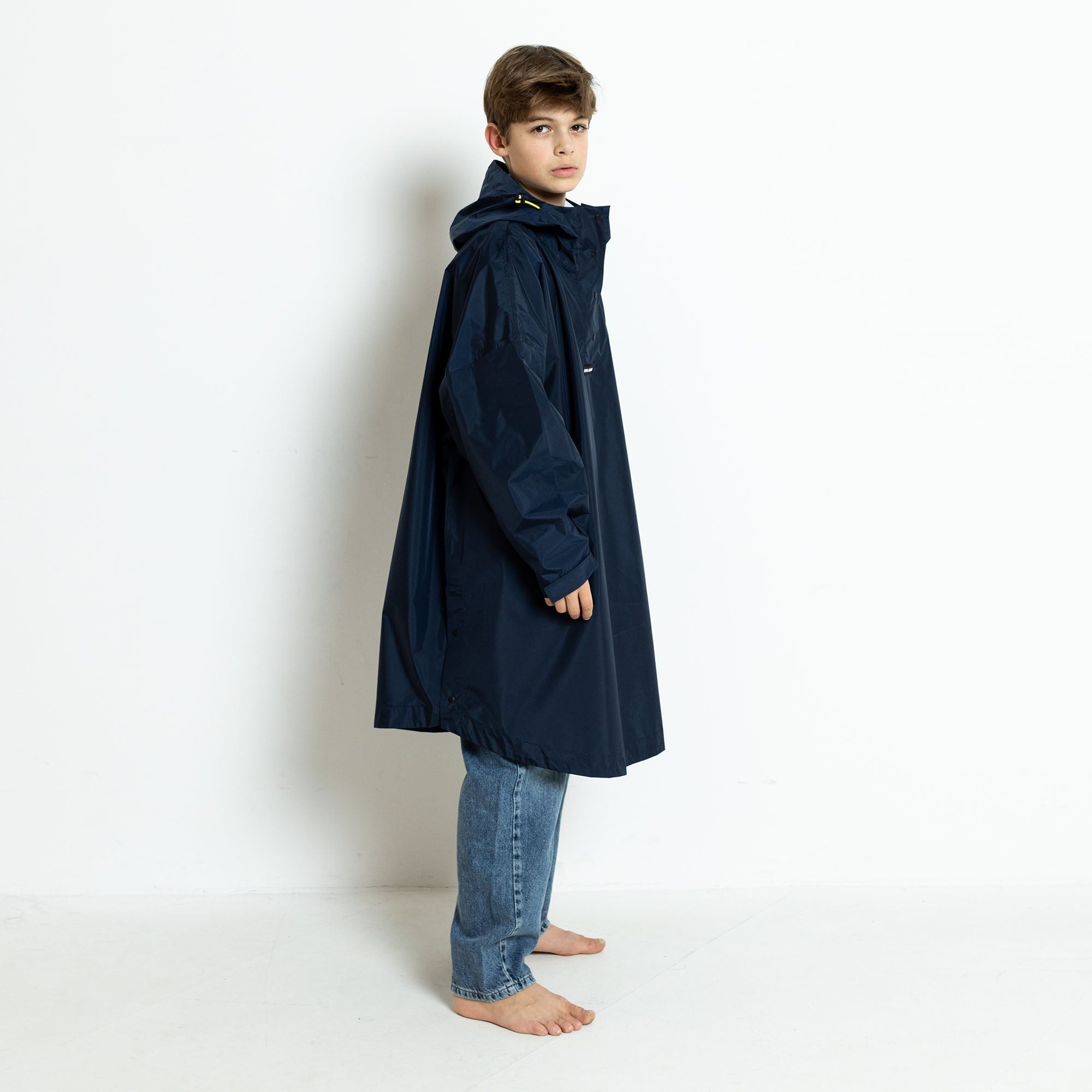 Kids Raincoat solid navy - VIVI MARI