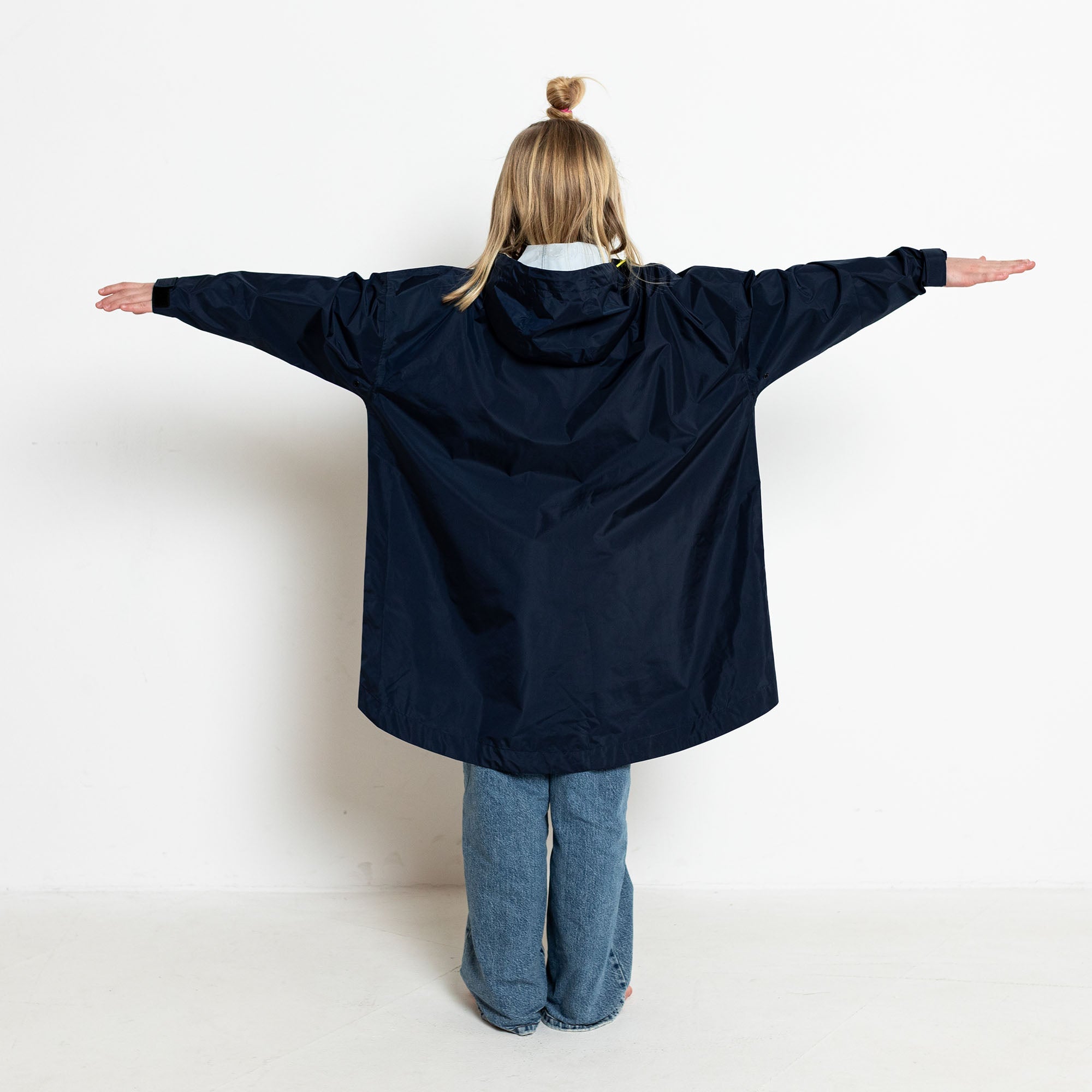 Kids Raincoat solid navy - VIVI MARI