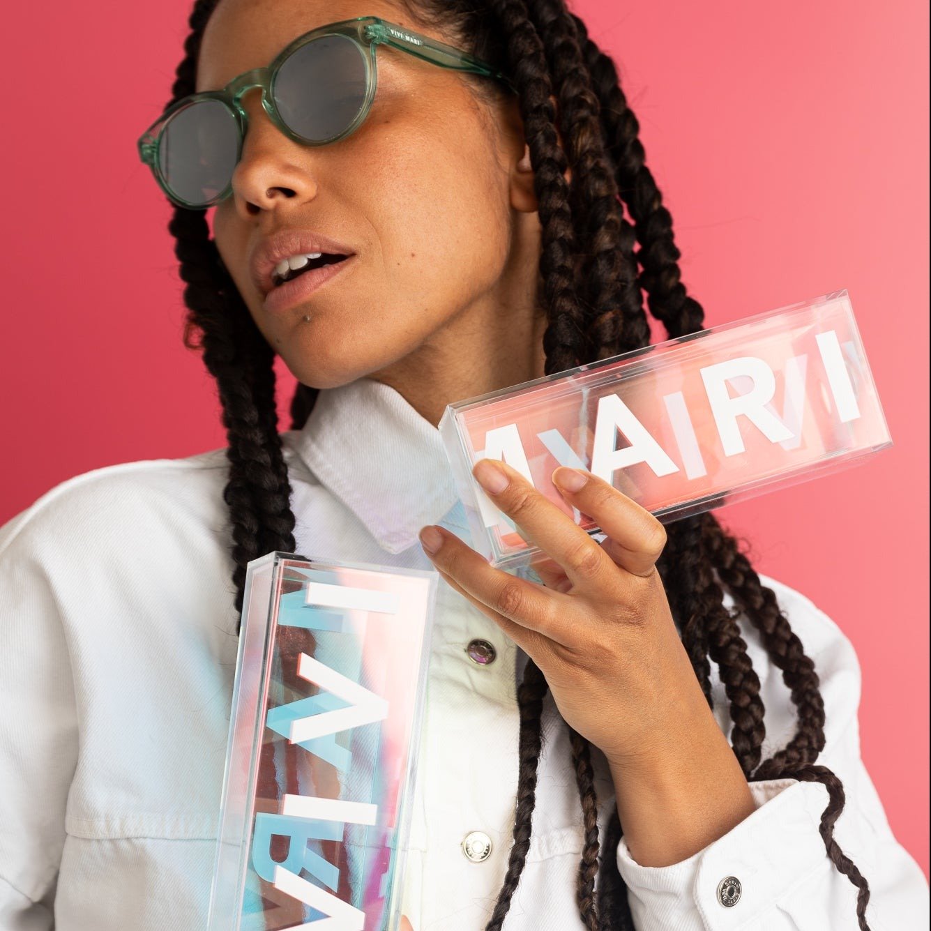 Kiss the Sun - transparent mint - VIVI MARI