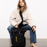 Padded Backpack medium - black - VIVI MARI
