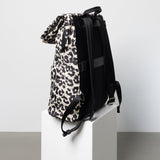 Padded Backpack medium - leo splashes black/sand - VIVI MARI