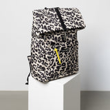 Padded Backpack medium - leo splashes black/sand - VIVI MARI