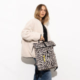 Padded Backpack medium - leo splashes black/sand - VIVI MARI