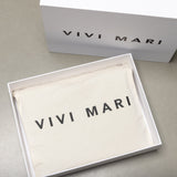 Pouch + strap basic classic thin - black - VIVI MARI