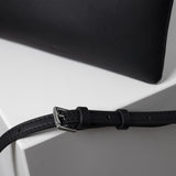 Pouch + strap basic classic thin - black - VIVI MARI