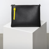 Pouch + strap basic classic thin - black - VIVI MARI