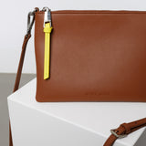 pouch + strap basic classic thin - tan - VIVI MARI