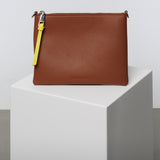 pouch + strap basic classic thin - tan - VIVI MARI