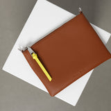 pouch + strap basic classic thin - tan - VIVI MARI