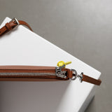 pouch + strap basic classic thin - tan - VIVI MARI