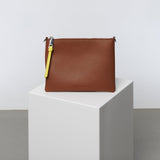 pouch + strap basic classic thin - tan - VIVI MARI