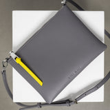 Pouch + strap basic classic thin - taupe - VIVI MARI