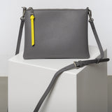 Pouch + strap basic classic thin - taupe - VIVI MARI