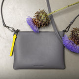 Pouch + strap basic classic thin - taupe - VIVI MARI
