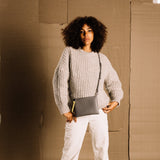 Pouch + strap basic classic thin - taupe - VIVI MARI