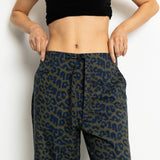 Pyjama Pants - leo splashes navy/olive - VIVI MARI