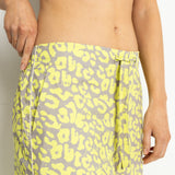 Pyjama Pants - leo splashes yellow/grey - VIVI MARI