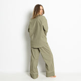 Pyjama Pants - solid pale olive - VIVI MARI