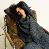 Pyjama Set (Pants + Shirt long sleeve) - leo splashes navy/olive - VIVI MARI
