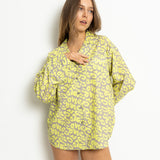 Pyjama Shirt long sleeve - leo splashes yellow/grey - VIVI MARI