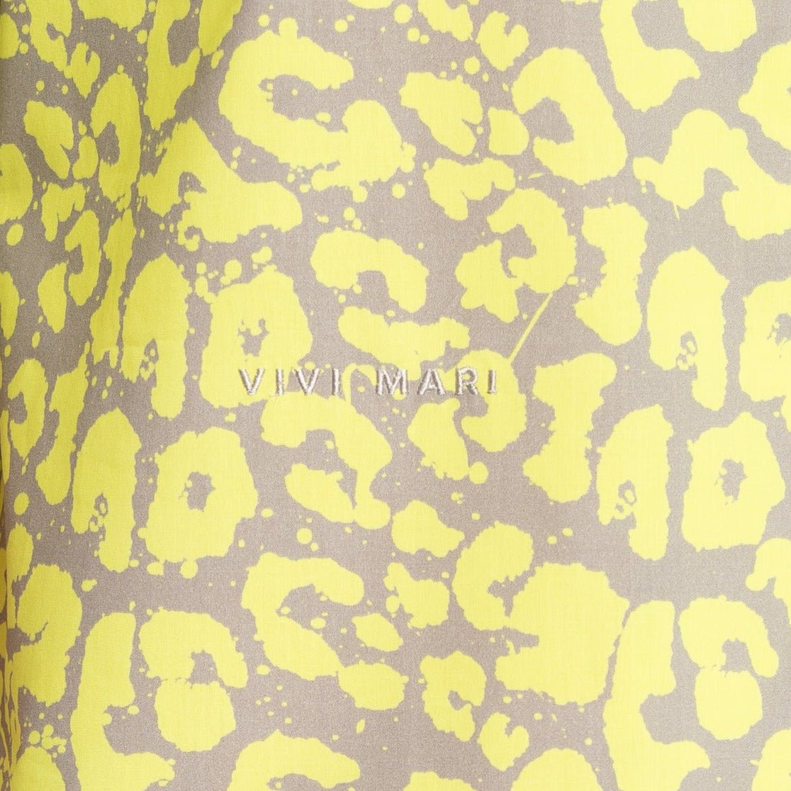 Pyjama Shirt long sleeve - leo splashes yellow/grey - VIVI MARI