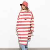Raincoat bold stripes - blush/sand - VIVI MARI