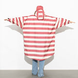 Raincoat bold stripes - blush/sand - VIVI MARI