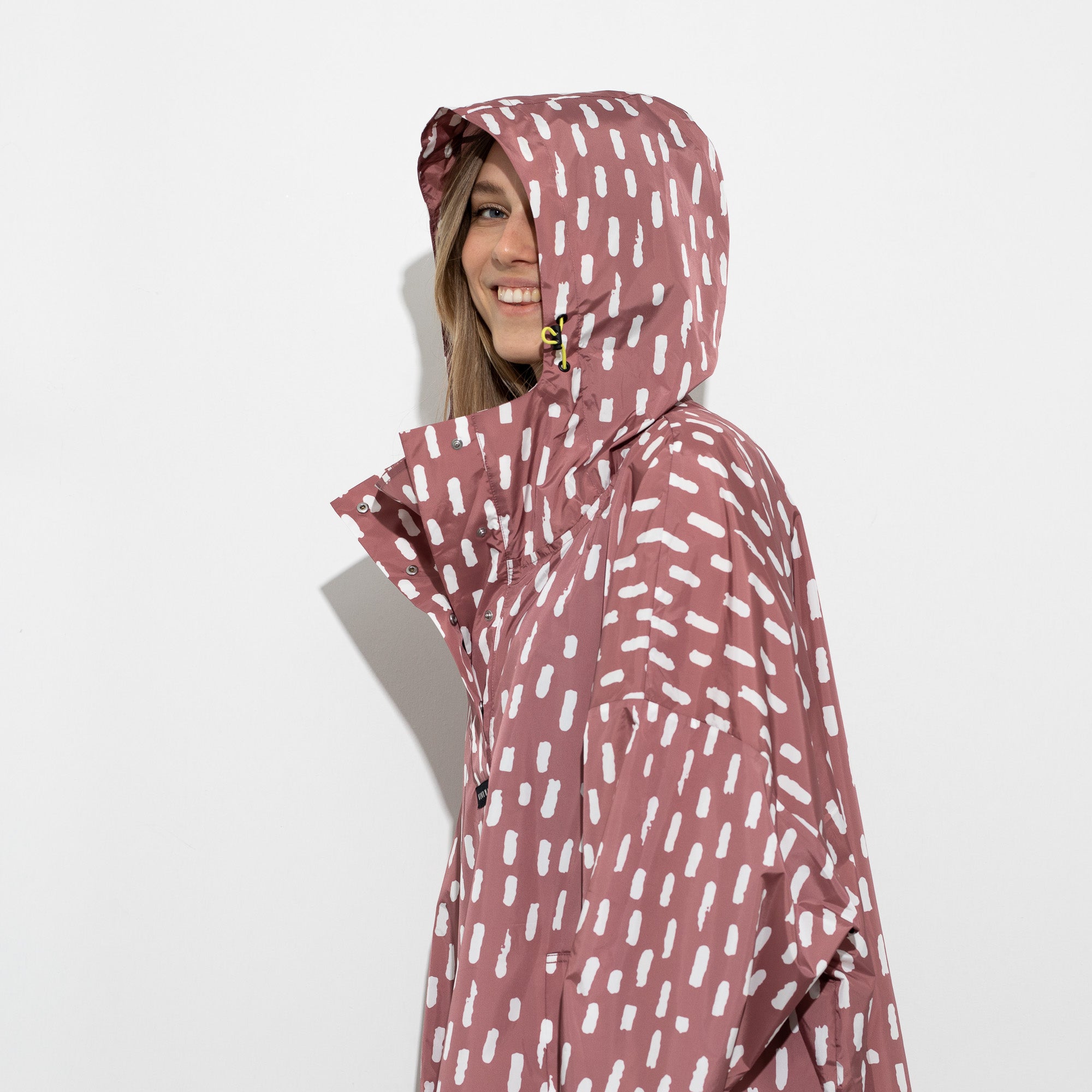 Raincoat drops mauve/white - VIVI MARI