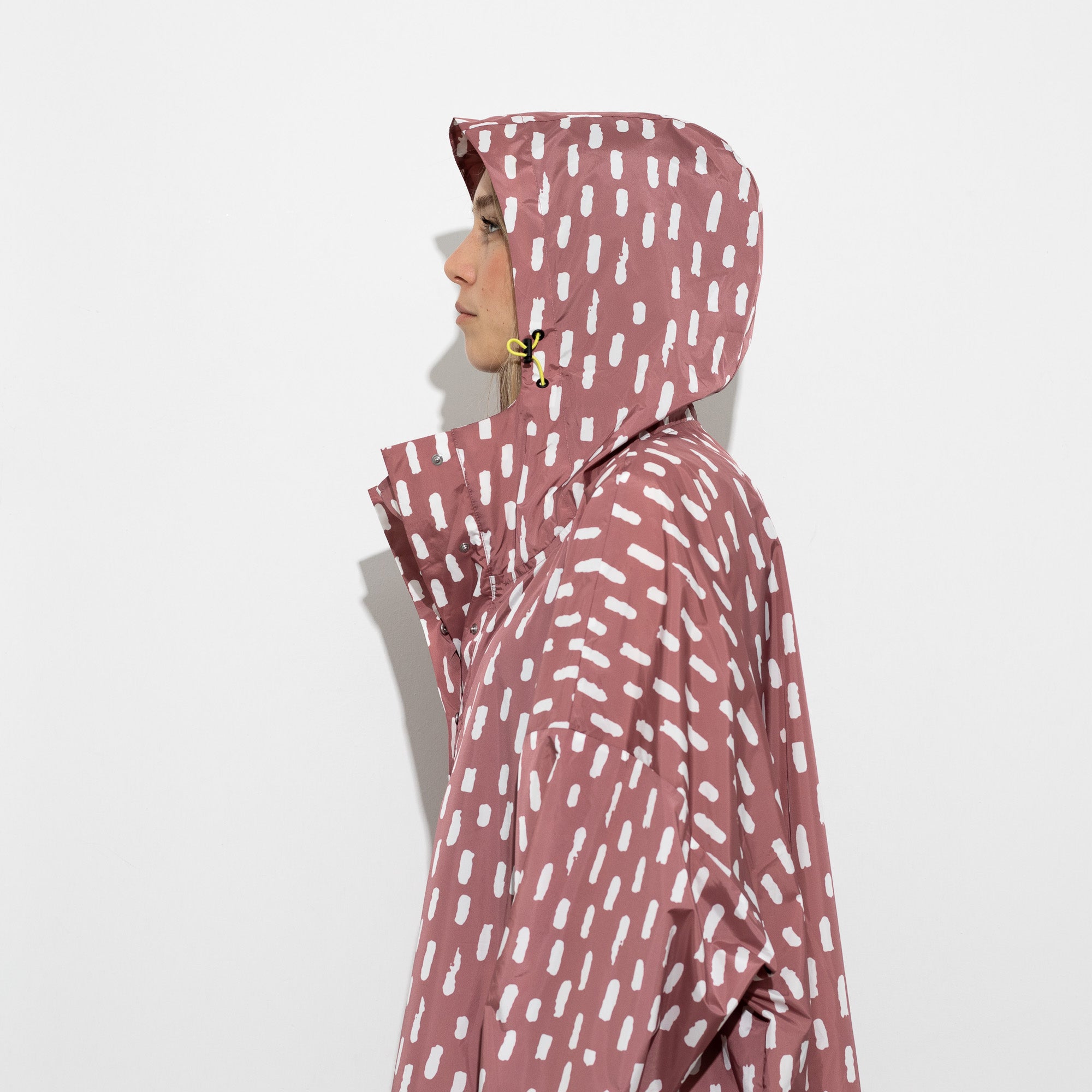 Raincoat drops mauve/white - VIVI MARI