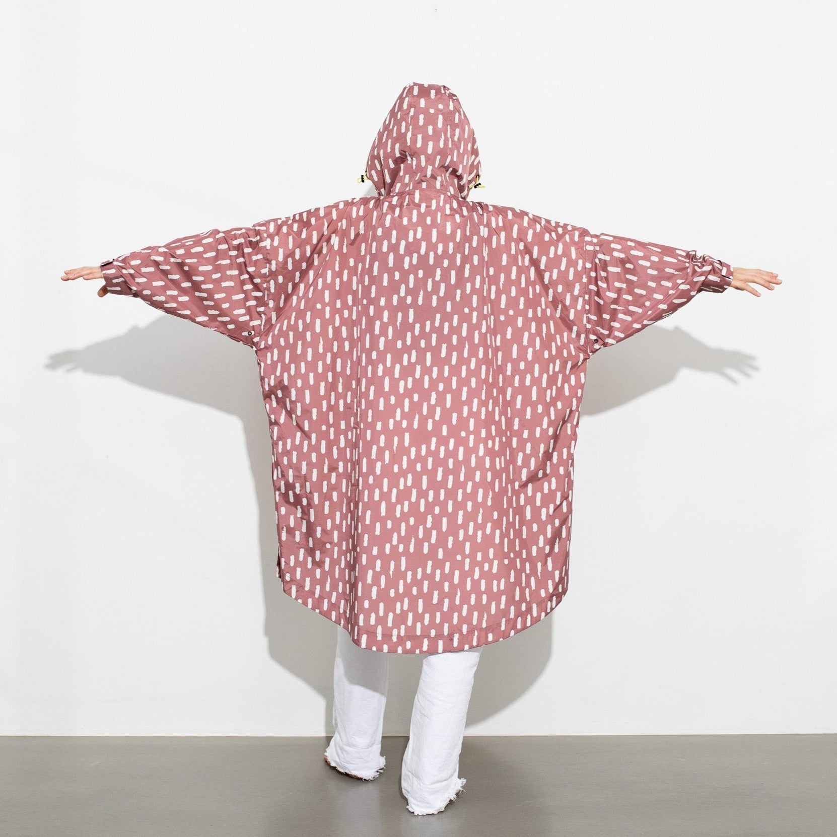 Raincoat drops mauve/white - VIVI MARI