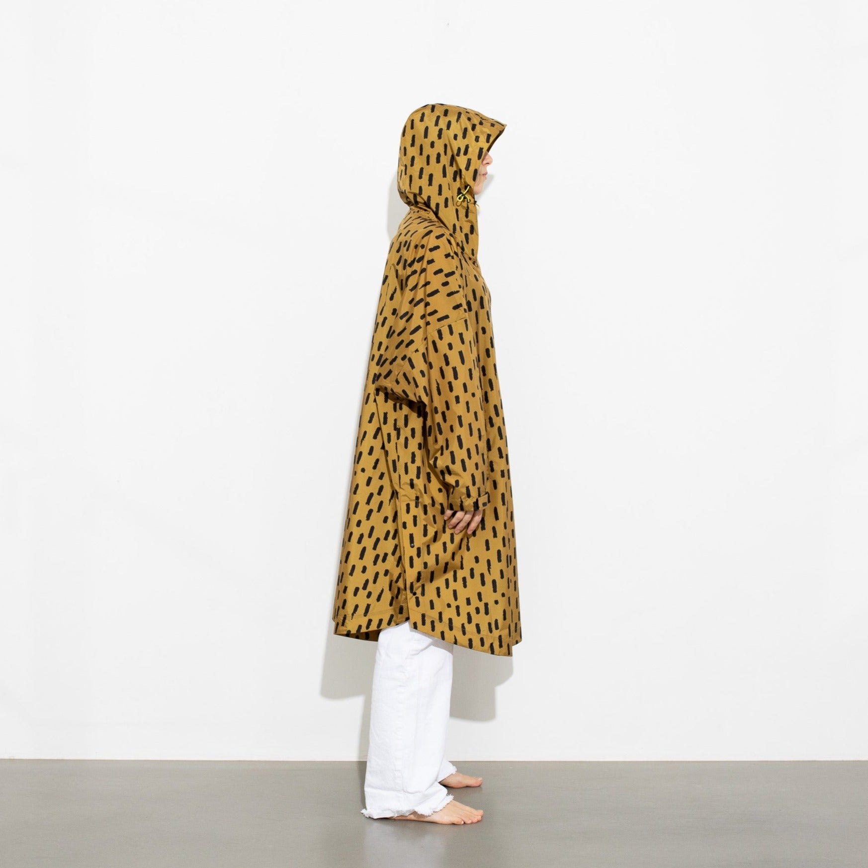 Raincoat drops mustard/black - VIVI MARI