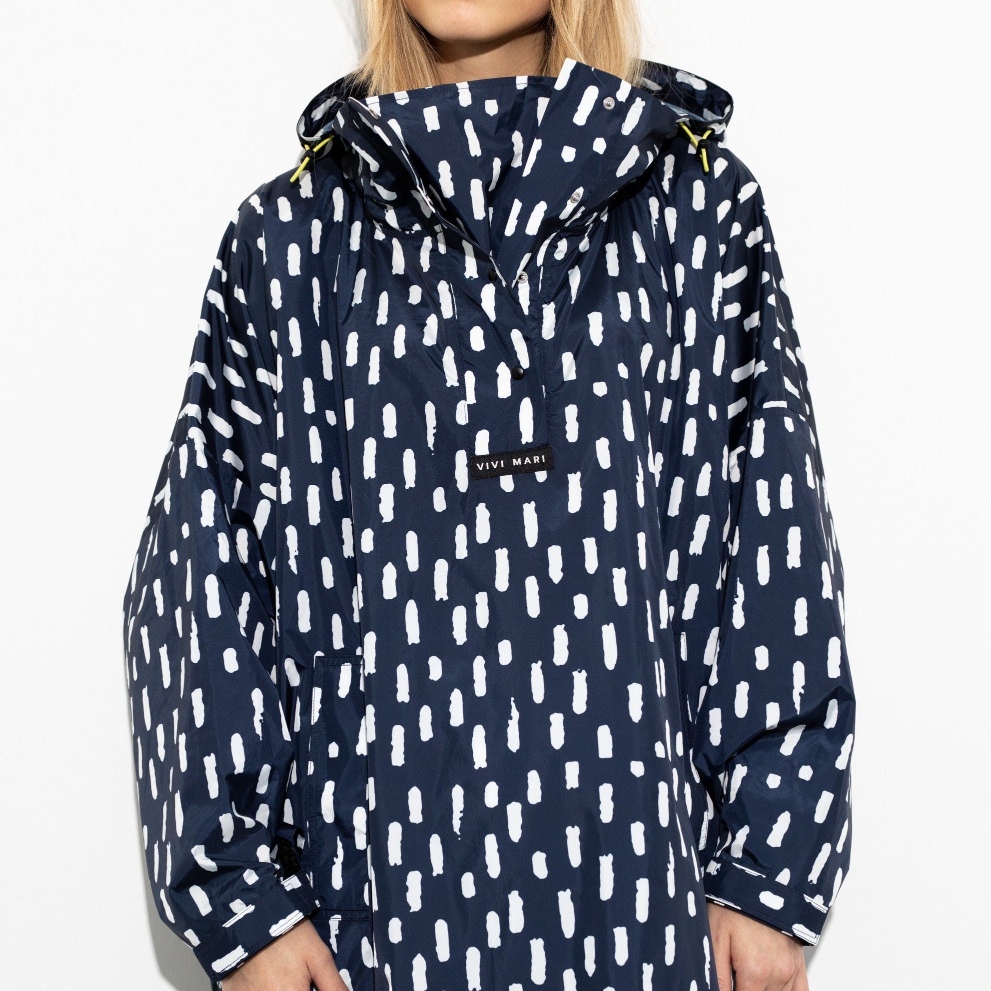 Raincoat drops navy/white - VIVI MARI