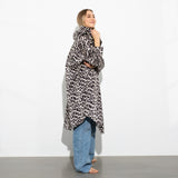 Raincoat leo splashes black/sand - VIVI MARI