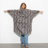 Raincoat leo splashes black/sand - VIVI MARI