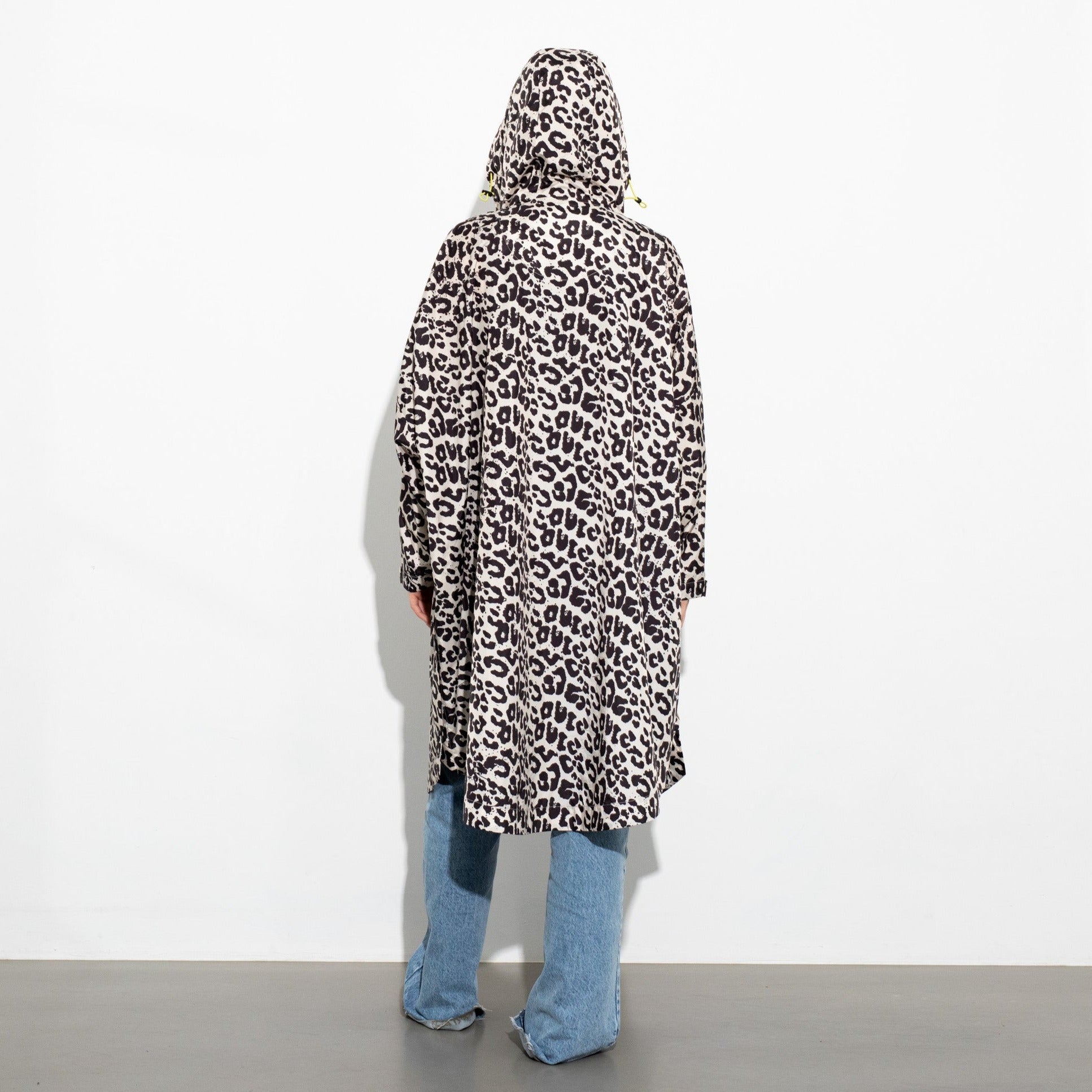 Raincoat leo splashes black/sand - VIVI MARI
