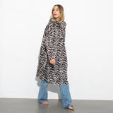 Raincoat leo splashes black/sand - VIVI MARI
