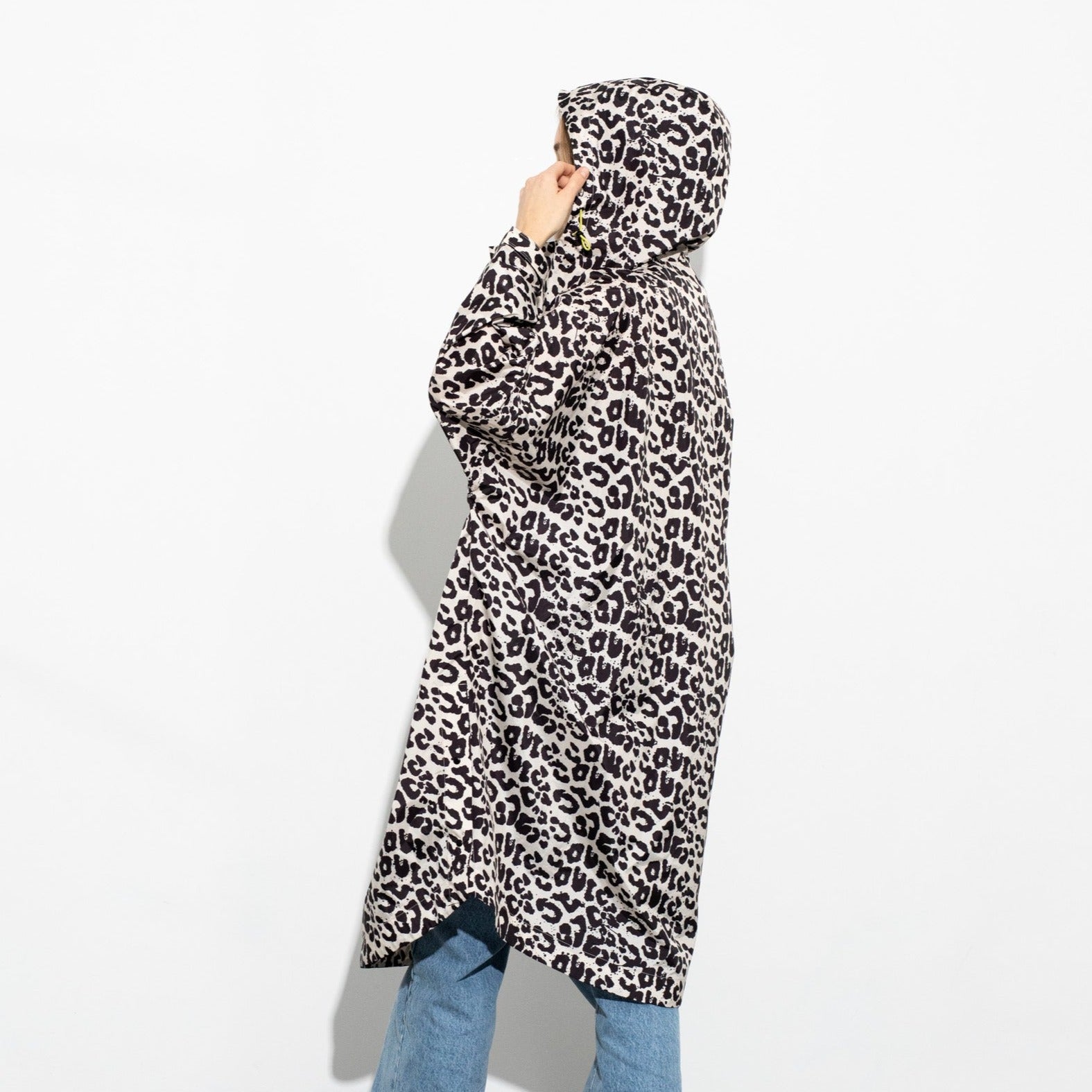 Raincoat leo splashes black/sand - VIVI MARI